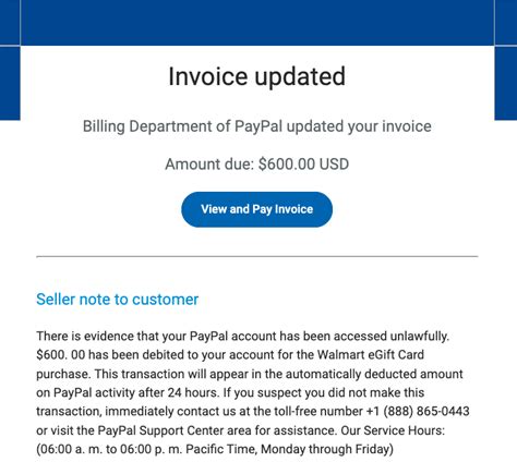 PayPal Phishing Scam Uses Invoices Sent Via PayPal.